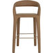 Atika 40.5 inch Milliken Cognac Barstool